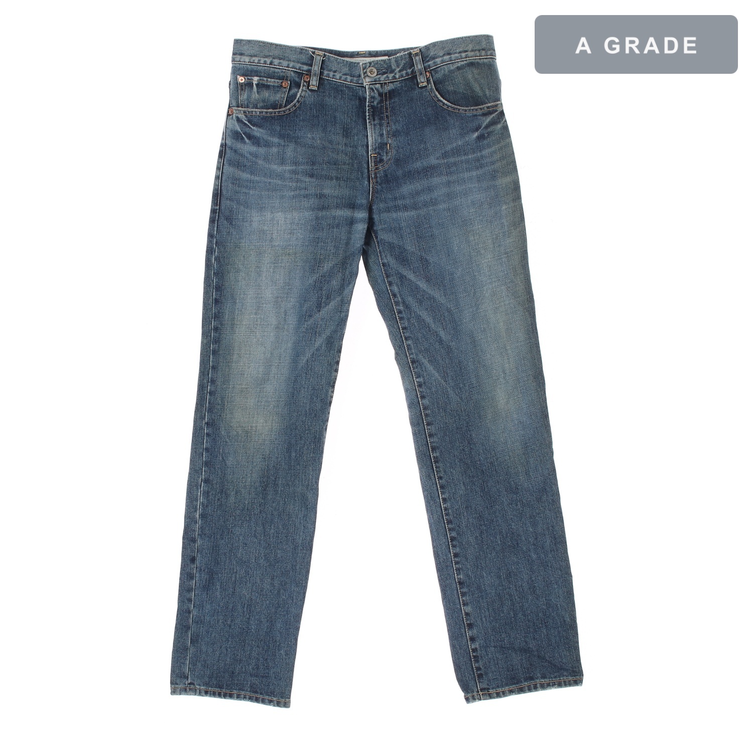 SPICK AND SPAN 스픽앤스판 워싱 스트레이트 데님 팬츠 WOMAN-M