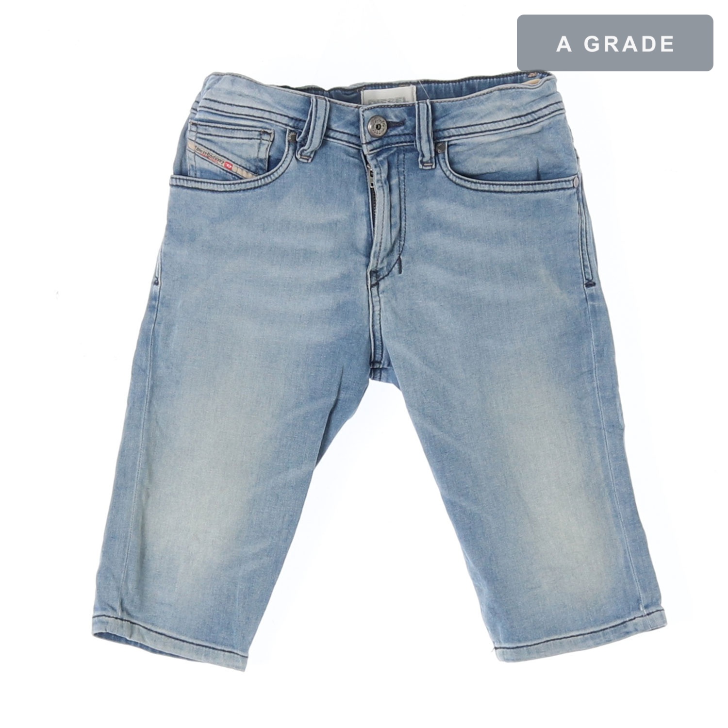 DIESEL 디젤 워싱 데님 1/2 팬츠 KIDS-130