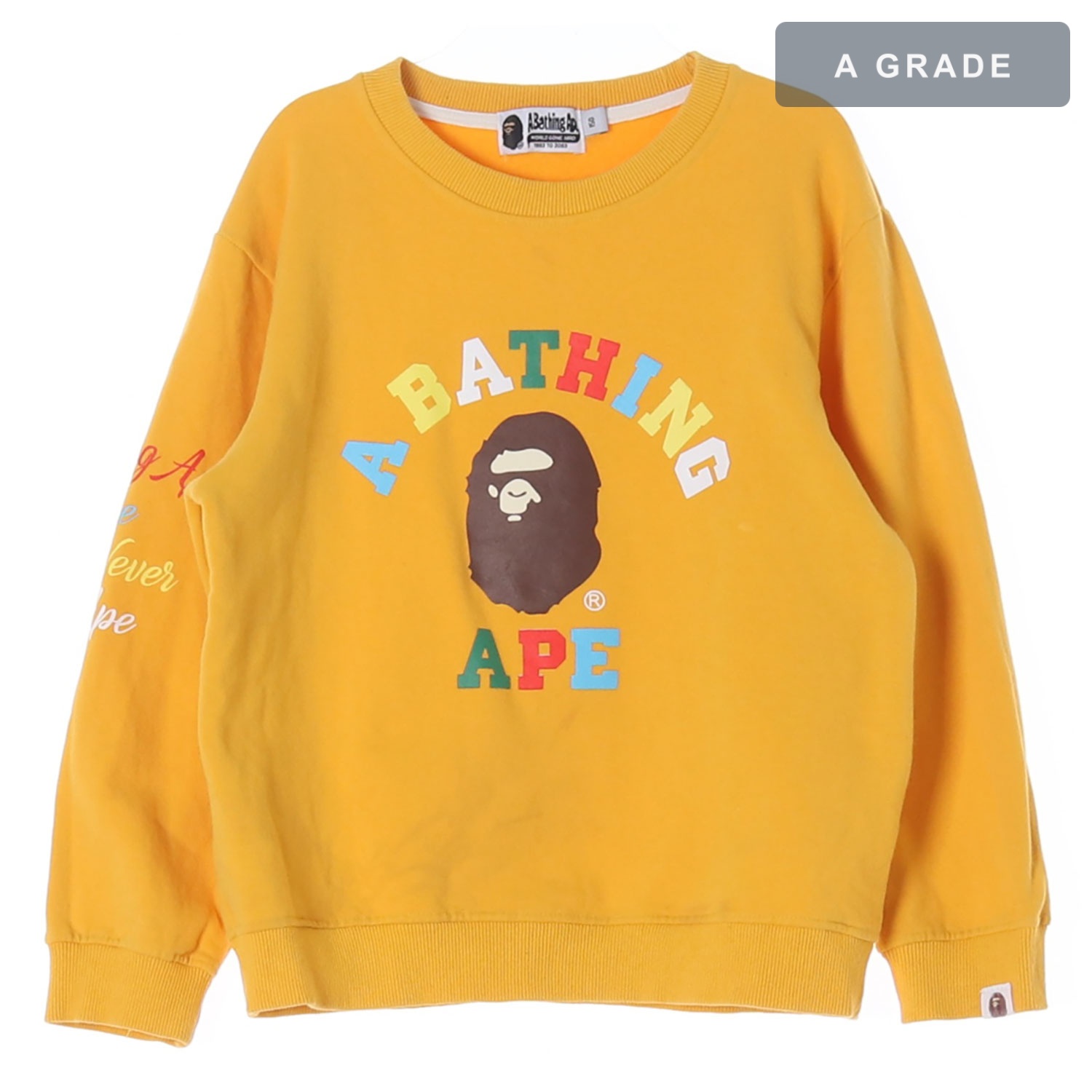 A BATHING APE 베이프 빅 로고 프린팅 맨투맨 KIDS-150