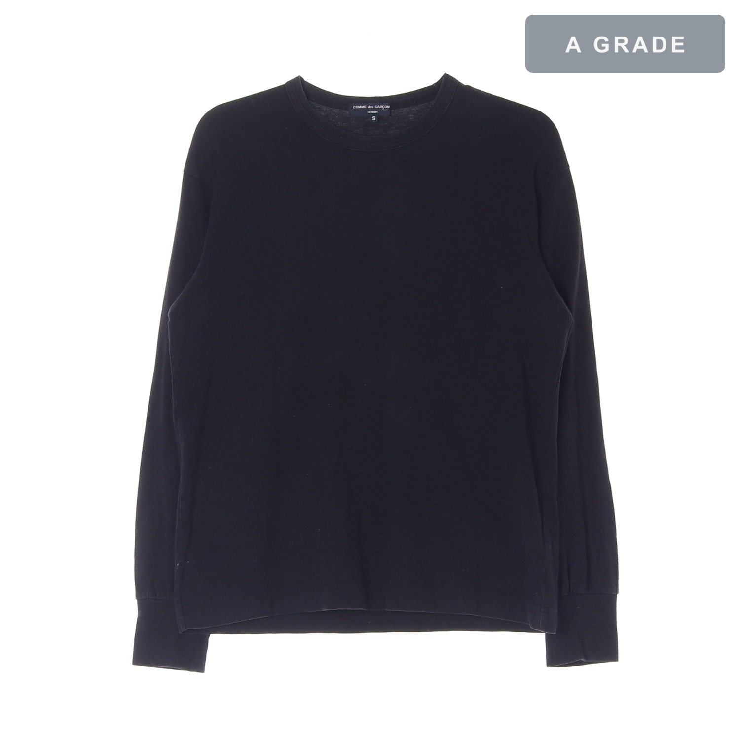 COMME des GARCONS 꼼데가르송 아카이브 미니멀 라운드 코튼 티셔츠 WOMAN-S