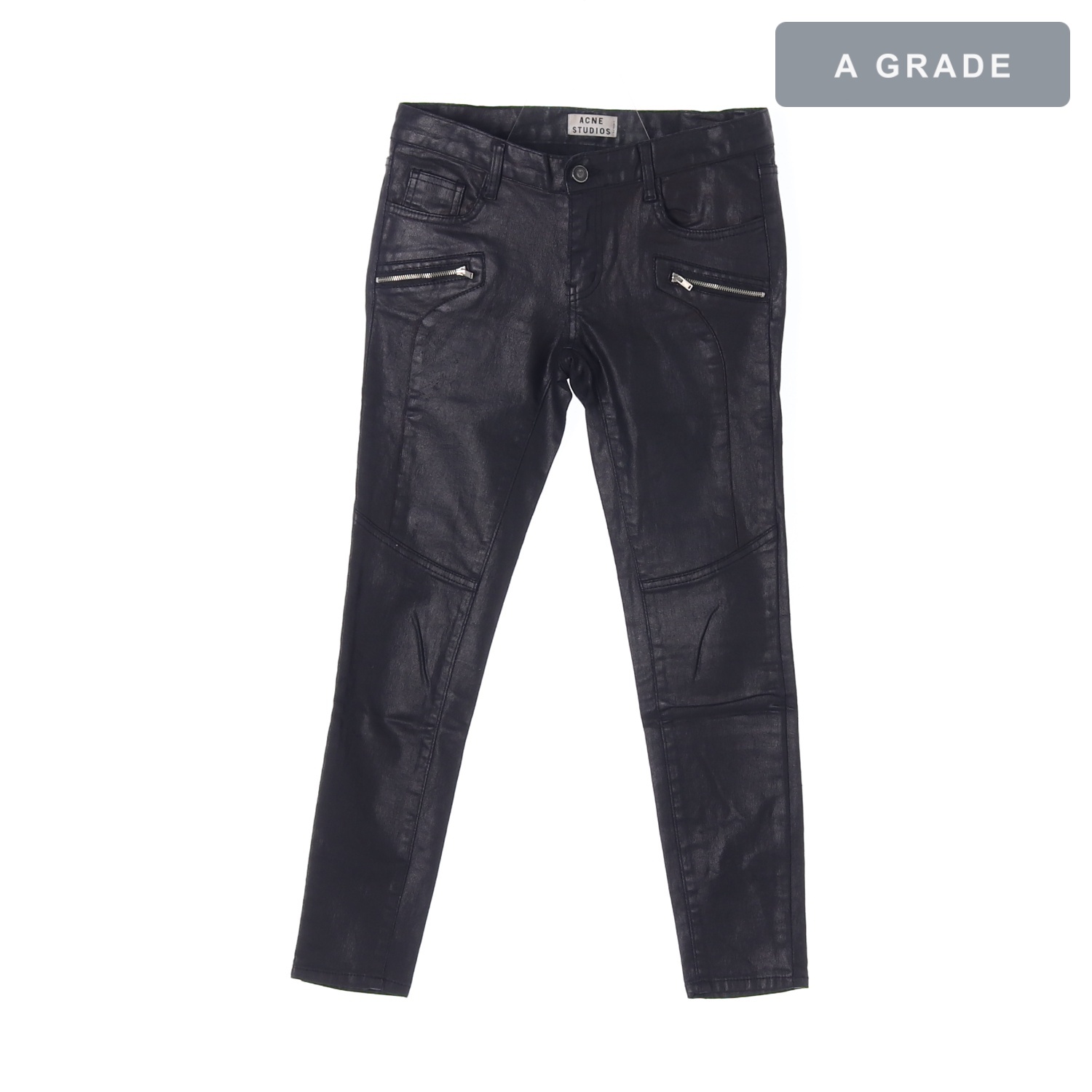 ACNE STUDIOS 아크네 스튜디오 블랙 코팅 데님 팬츠 MAN-M