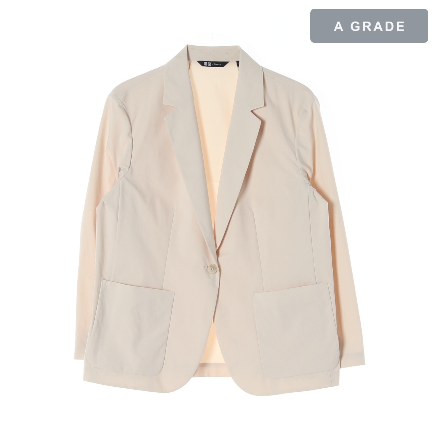 UNIQLO 유니클로 THEORY 베이지 테일러드 재킷 WOMAN-XL