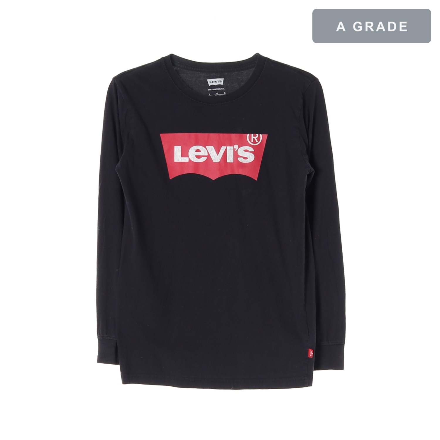 LEVIS 리바이스 샌프란시스코 빈티지 프린팅 라운드 티셔츠 KIDS-12-13Y