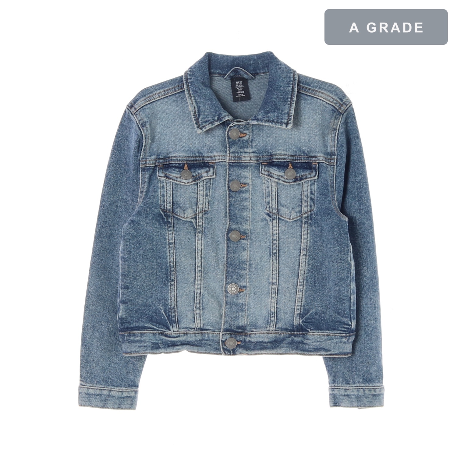 &DENIM 앤드데님 블루 데님 재킷 KIDS-120