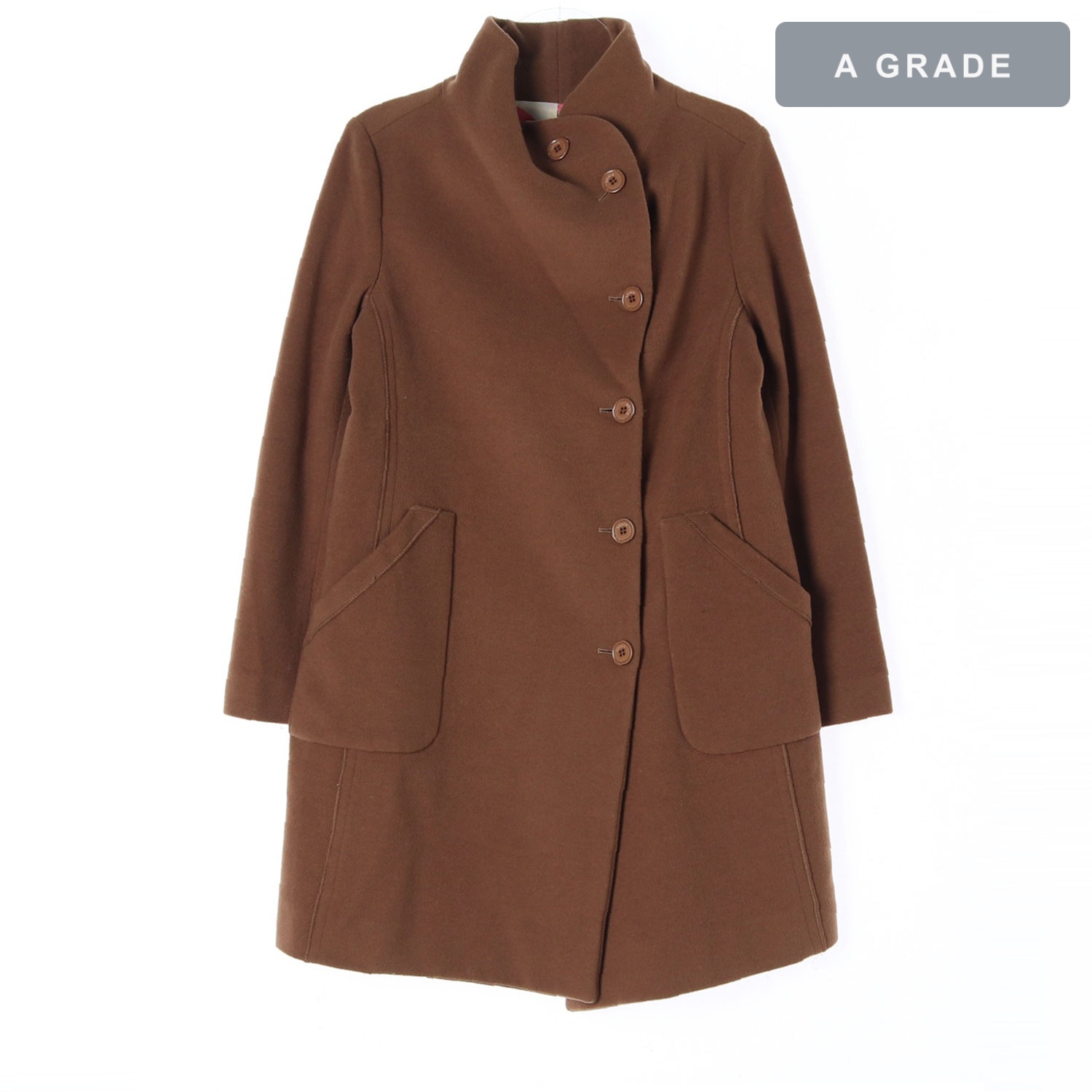 SONIA BY SONIA RYKIEL 소니아 바이 소니아리켈 브라운 싱글 코트 WOMAN-S