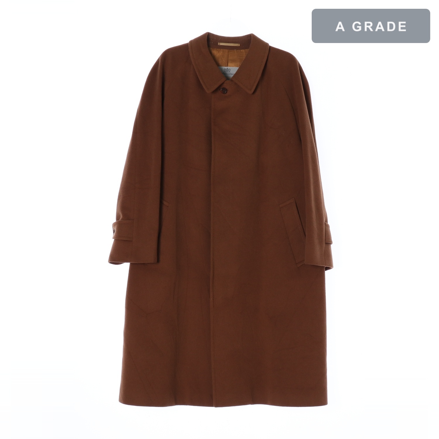 AQUASCUTUM 아쿠아스큐텀 캐시미어 발마칸 코트 WOMAN-L
