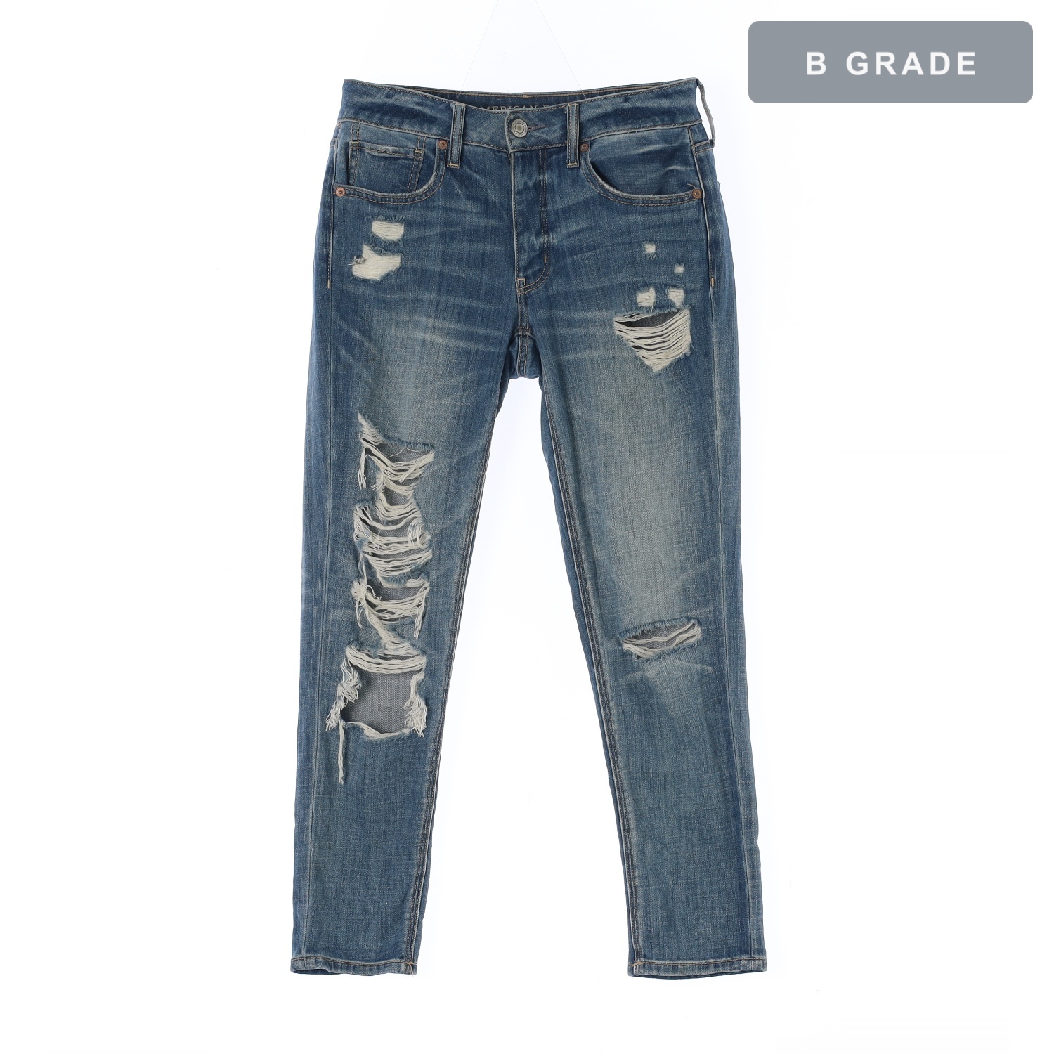 AMERICAN EAGLE 아메리칸이글 데미지 워싱 데님 팬츠 WOMAN-S