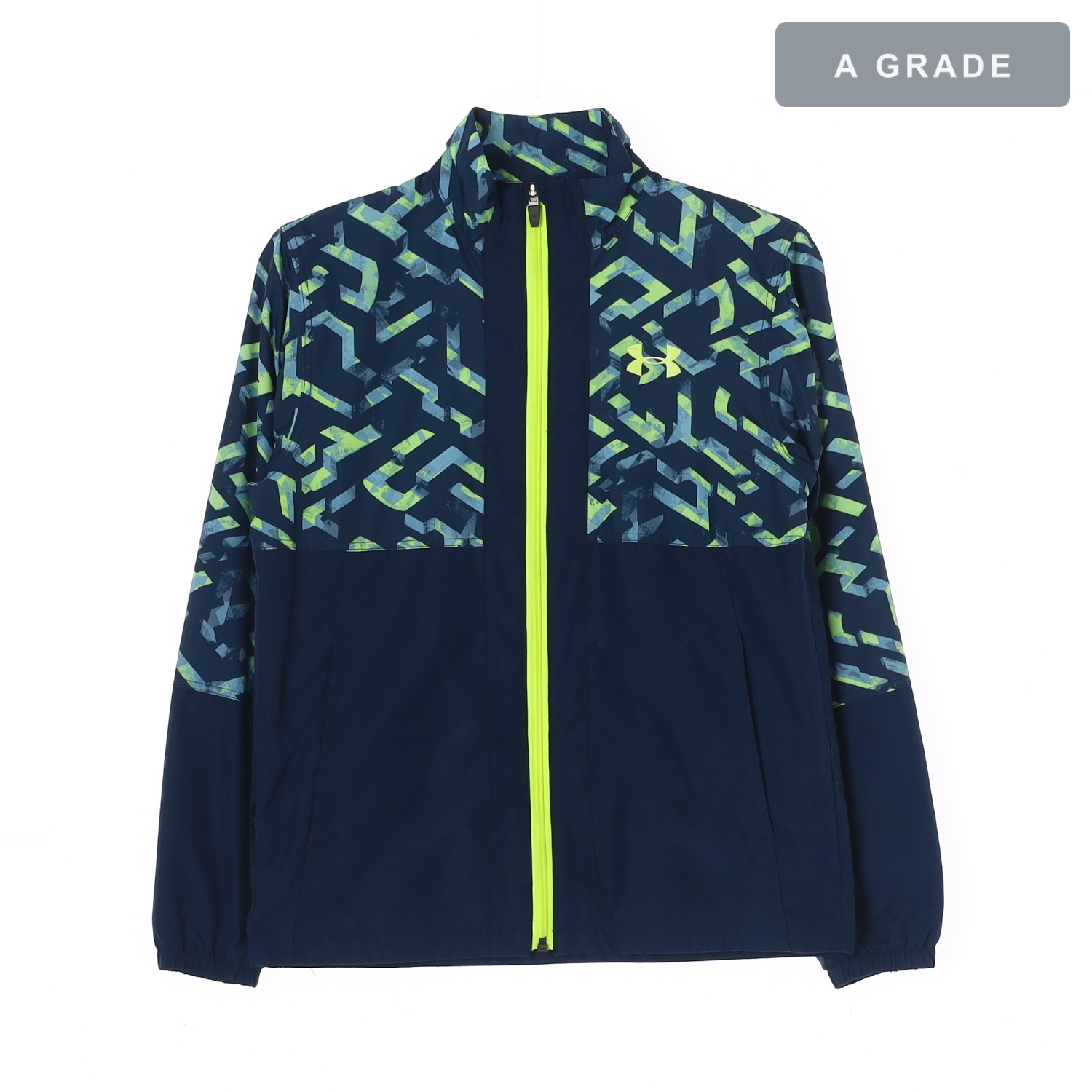 UNDER ARMOUR 언더아머 패턴 바람막이 재킷 KIDS-150