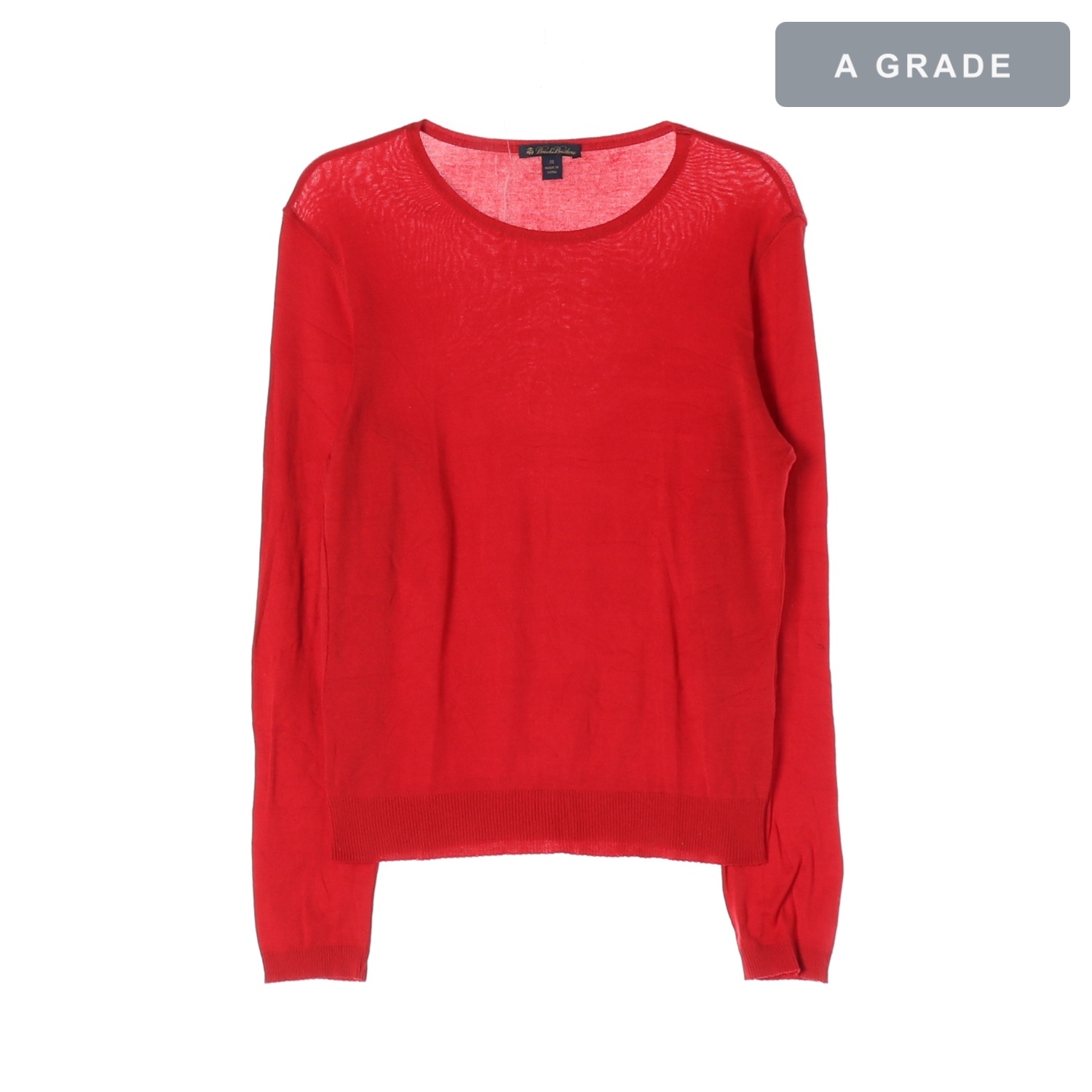 BROOKS BROTHERS 브룩스브라더스 솔리드 니트 스웨터 WOMAN-XS