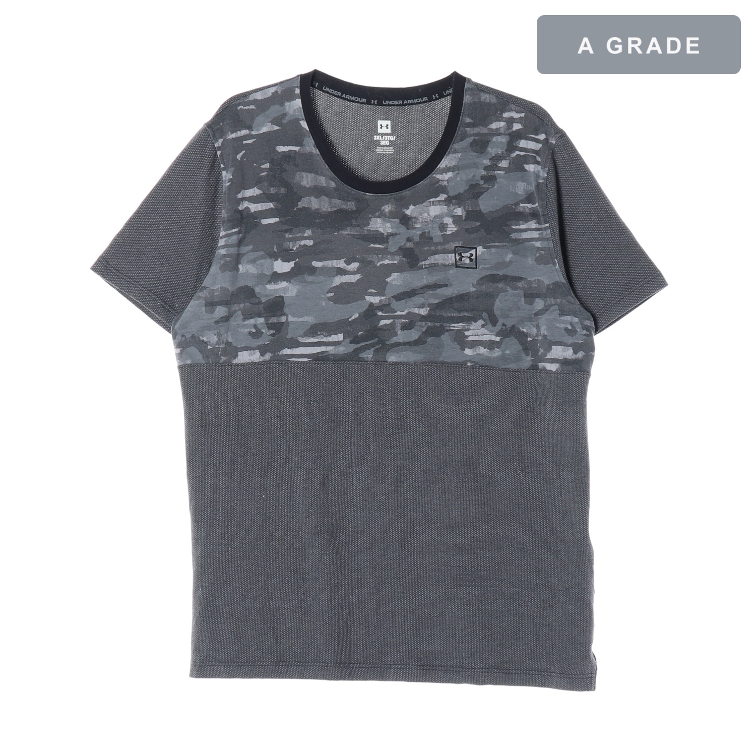 UNDER ARMOUR 언더아머 테크니컬 하이브리드 메시 카모플라쥬 퍼포먼스 티셔츠 MAN-XXXL