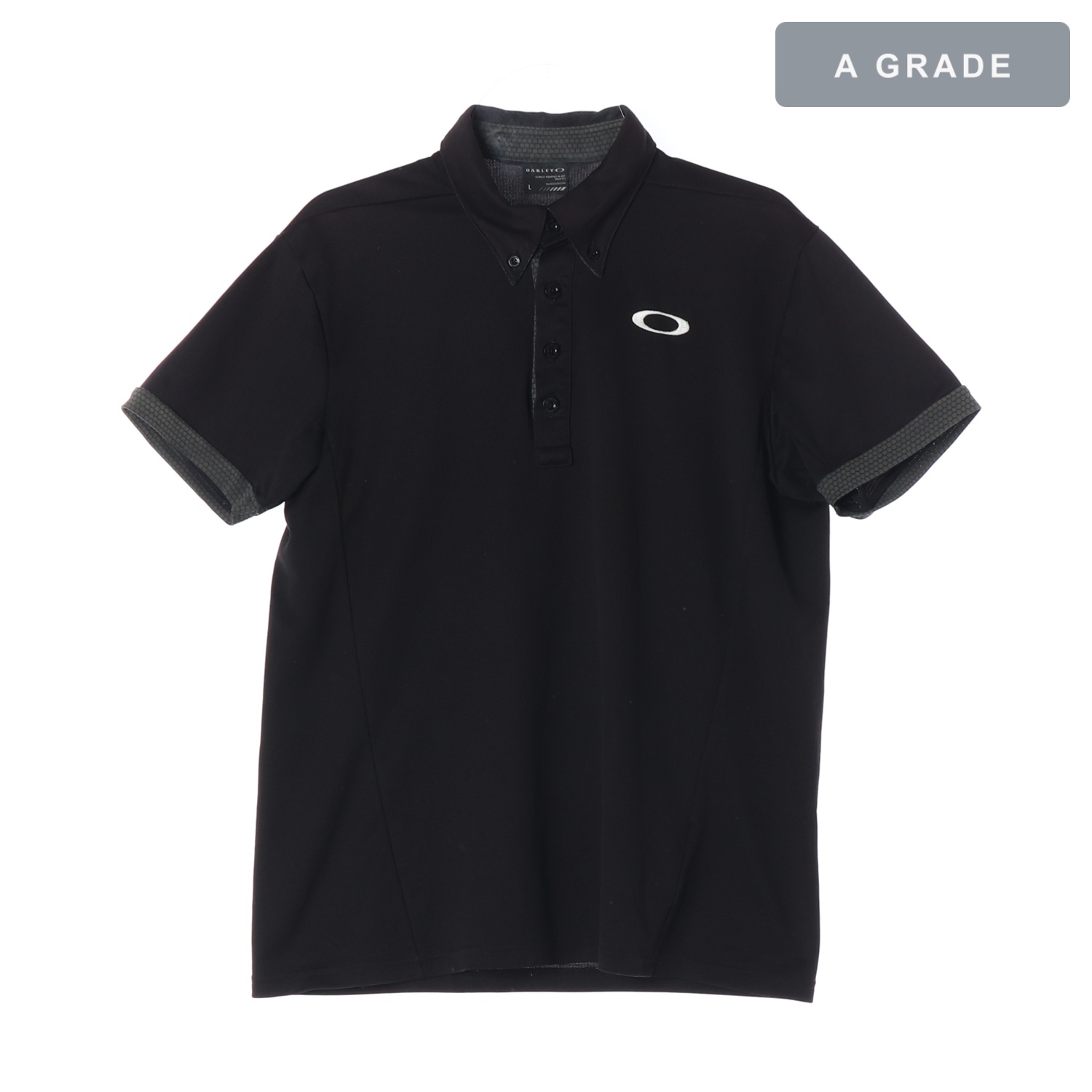 OAKLEY 오클리 테크니컬 로고 자수 배색 폴로 셔츠 MAN-L