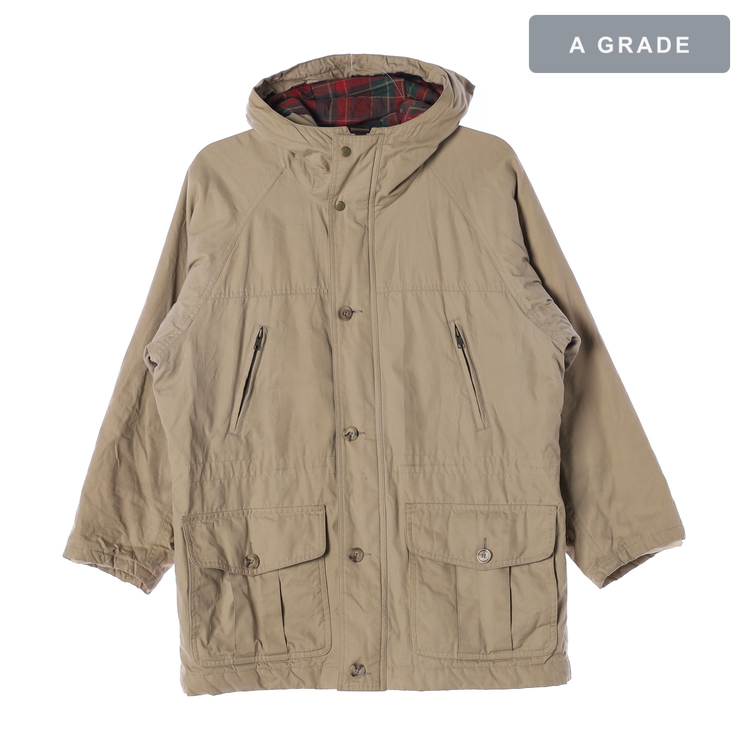 BROOKS BROTHERS 브룩스브라더스 베이지 후드 야상 점퍼 MAN-S