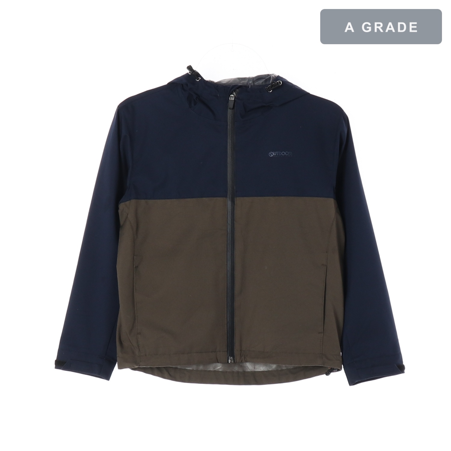 OUTDOOR PRODUCTS 아웃도어프로덕츠 투톤 블록 유틸리티 윈드브레이커 자켓 KIDS-130