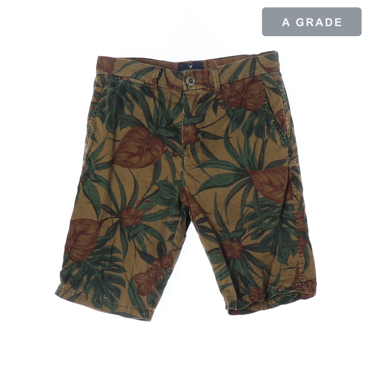 AMERICAN EAGLE 아메리칸이글 플로럴 패턴 치노 1/2 팬츠 MAN-S
