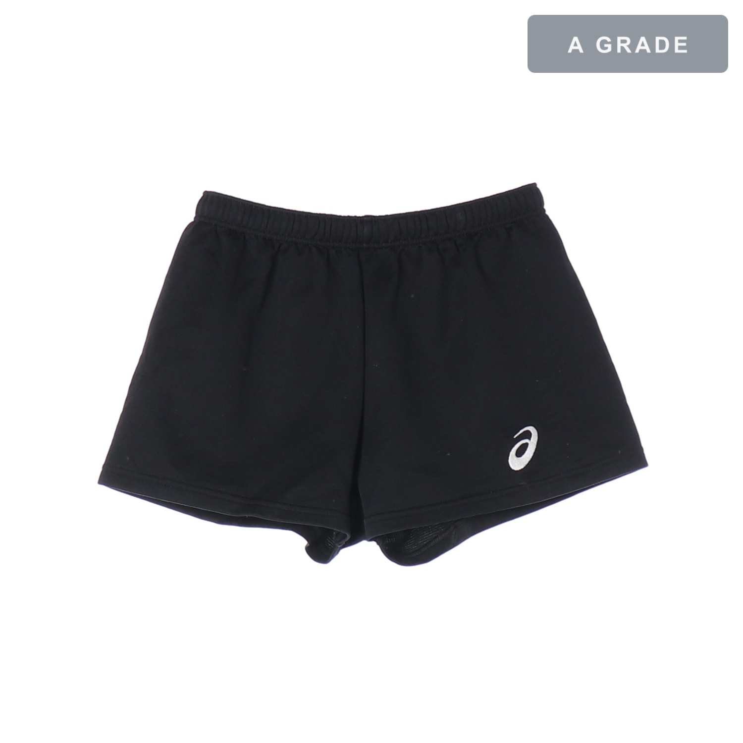 ASICS 아식스 로고 블랙 1/2 스웨트 팬츠 WOMAN-L