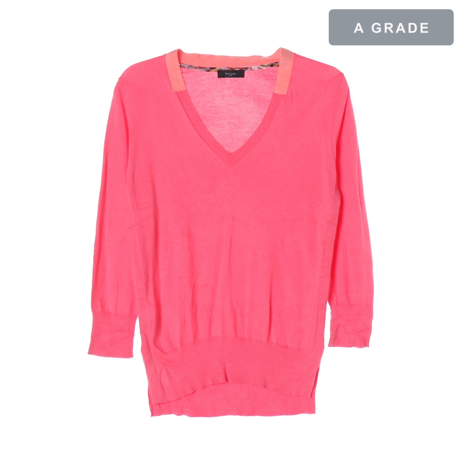 PAUL SMITH 폴스미스 핑크 V넥 니트 WOMAN-M