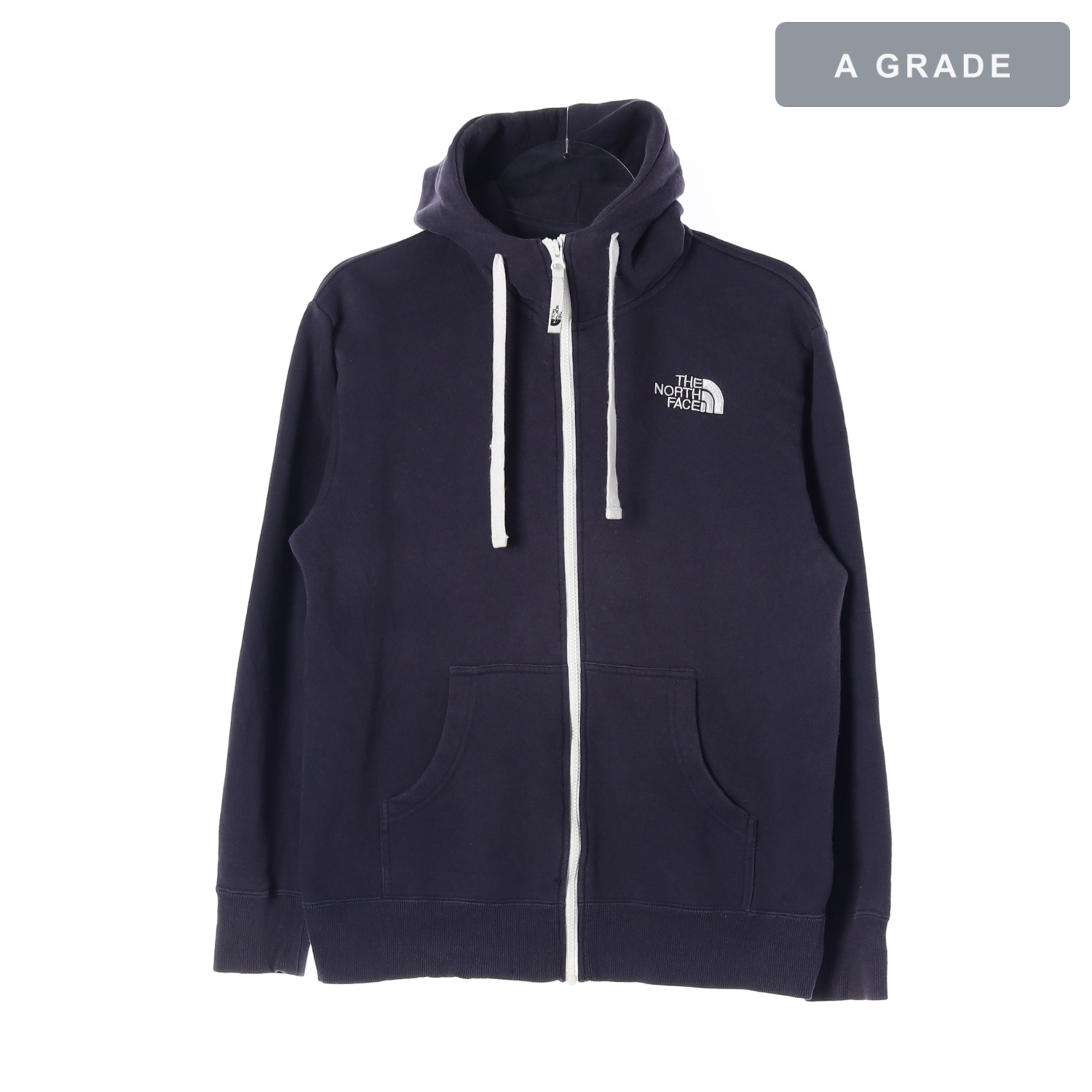 THE NORTH FACE 노스페이스 네이비 로고 후드 집업 재킷 MAN-S