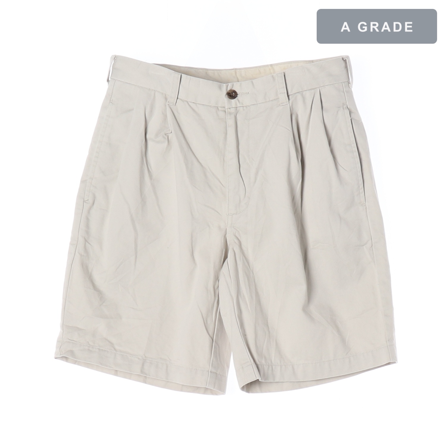 BROOKS BROTHERS 브룩스브라더스 베이지 플리츠 1/2 치노팬츠 MAN-S