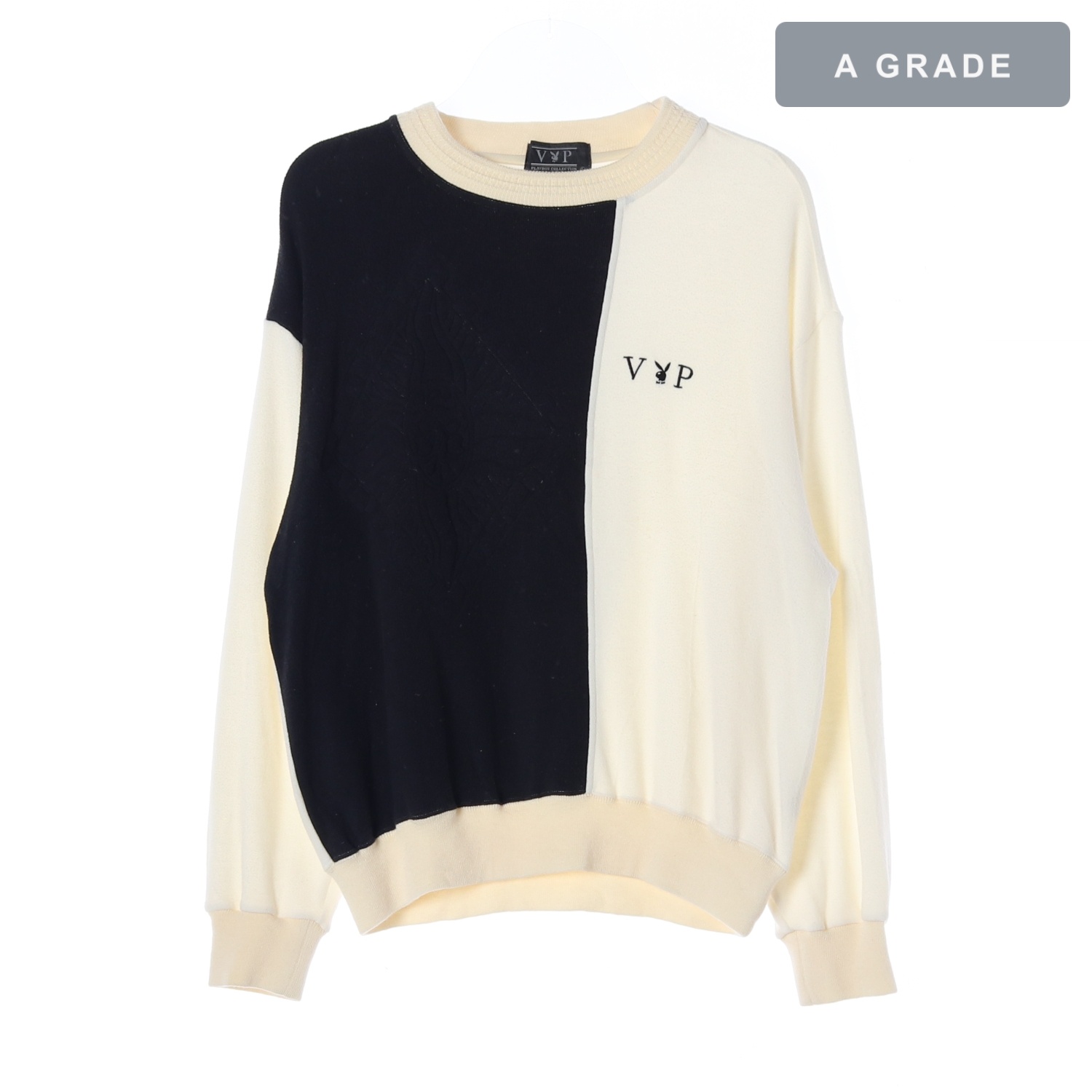 PLAYBOY 플레이보이 로고 배색 맨투맨 UNISEX-XXL