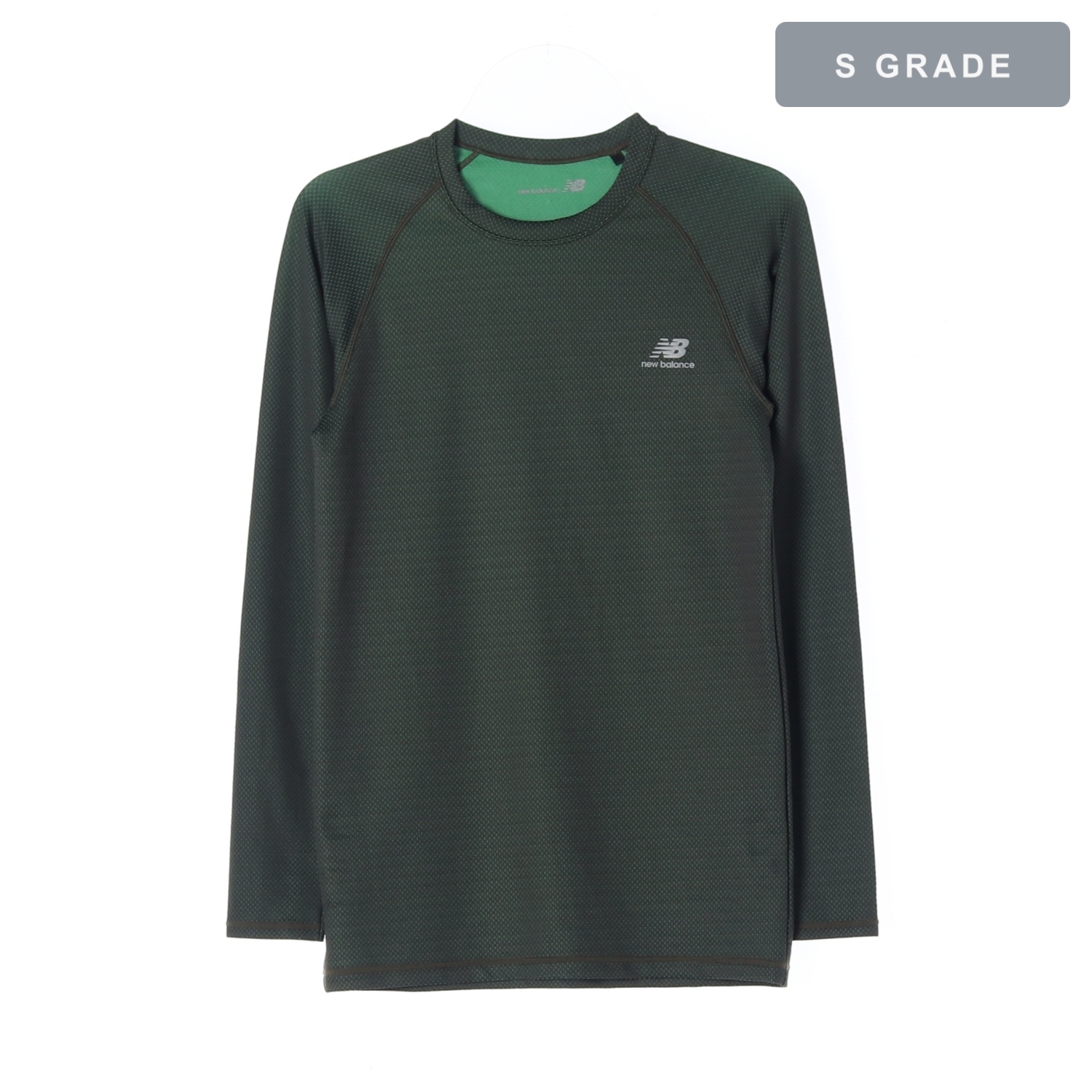 NEW BALANCE 뉴발란스 로고 프린트 웜업 롱슬리브 티셔츠 MAN-XS