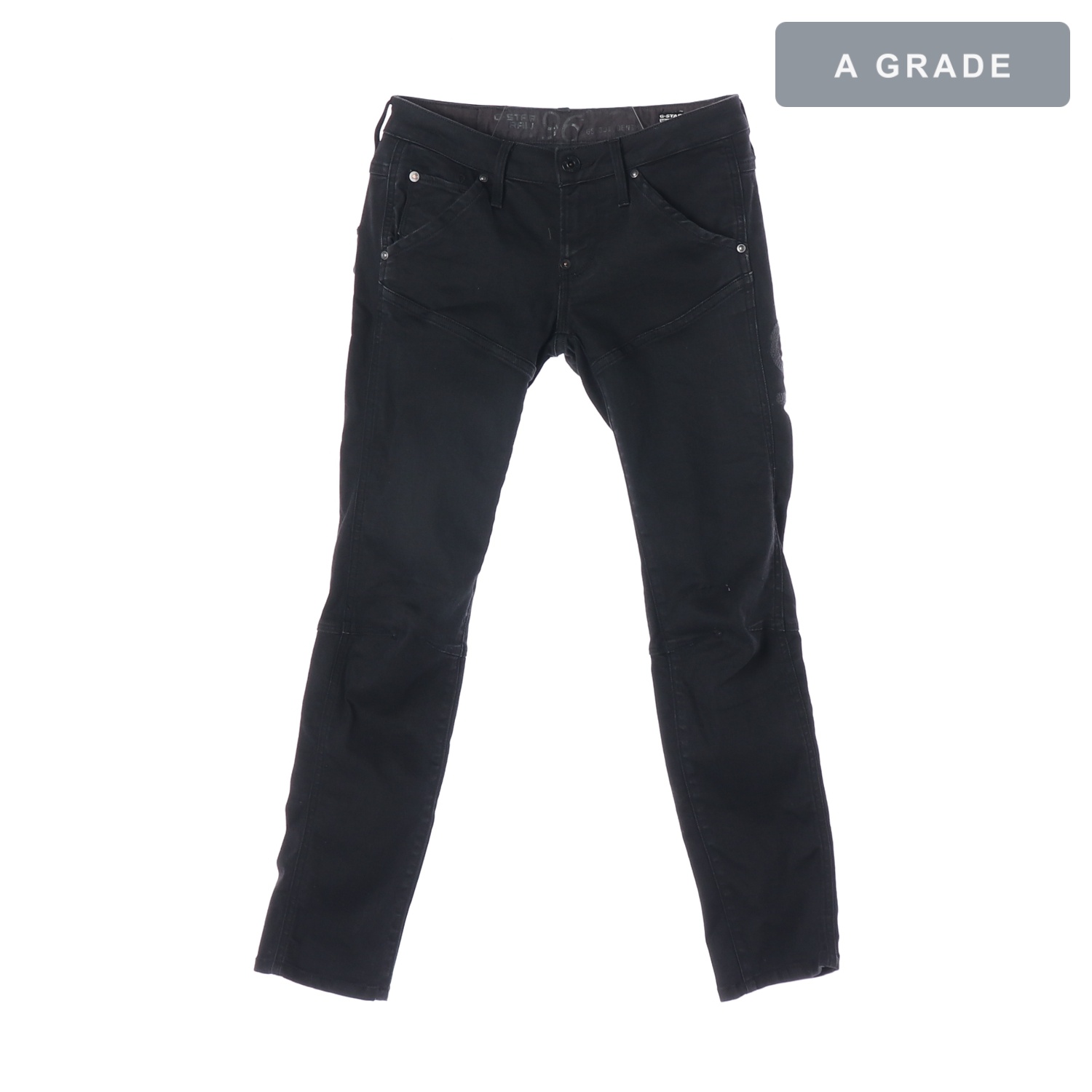 G-STAR RAW 지스타로우 3D 입체 재단 다크 데님 팬츠 WOMAN-M