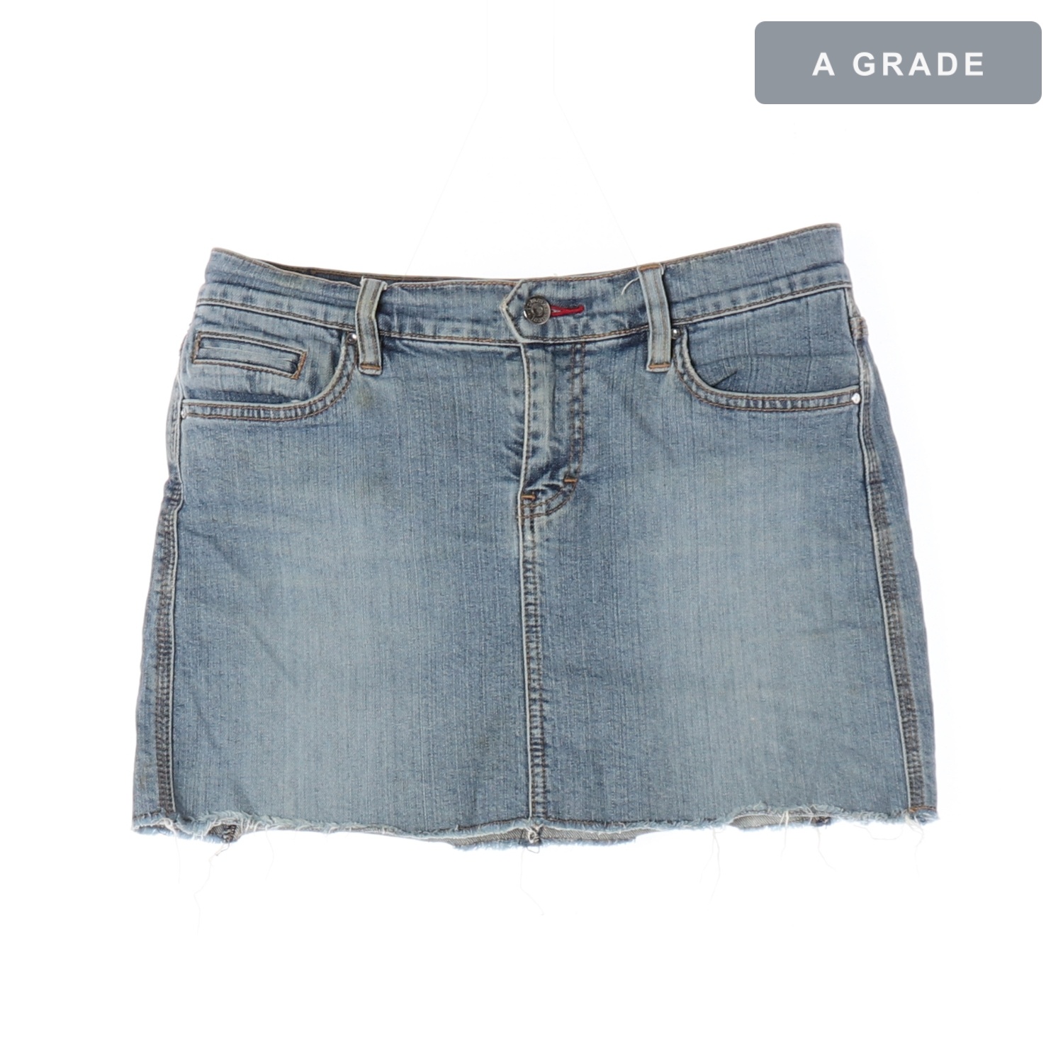 TOMMY JEANS 타미 진스 블루 데님 미니 스커트 WOMAN-L