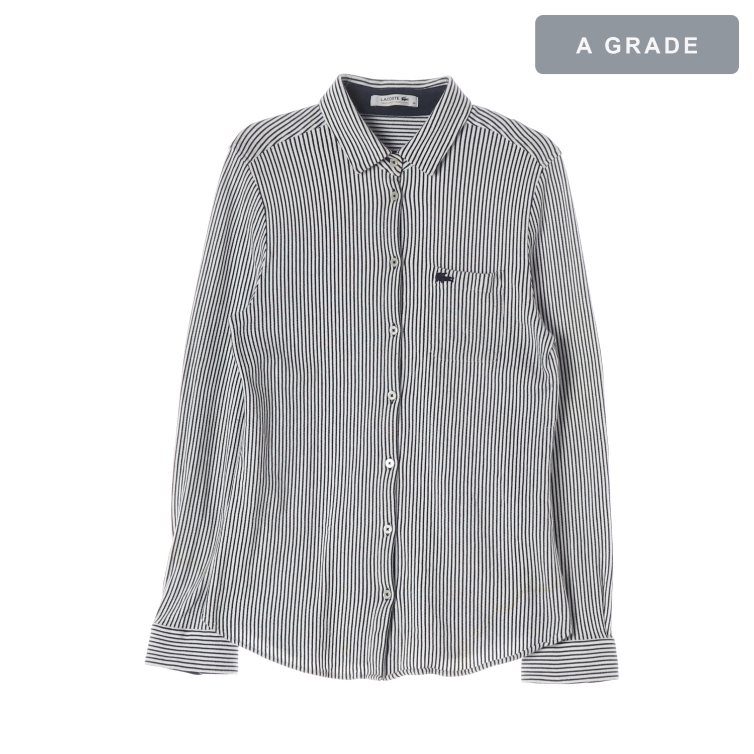 LACOSTE 라코스테 스트라이프 코튼 셔츠 MAN-38