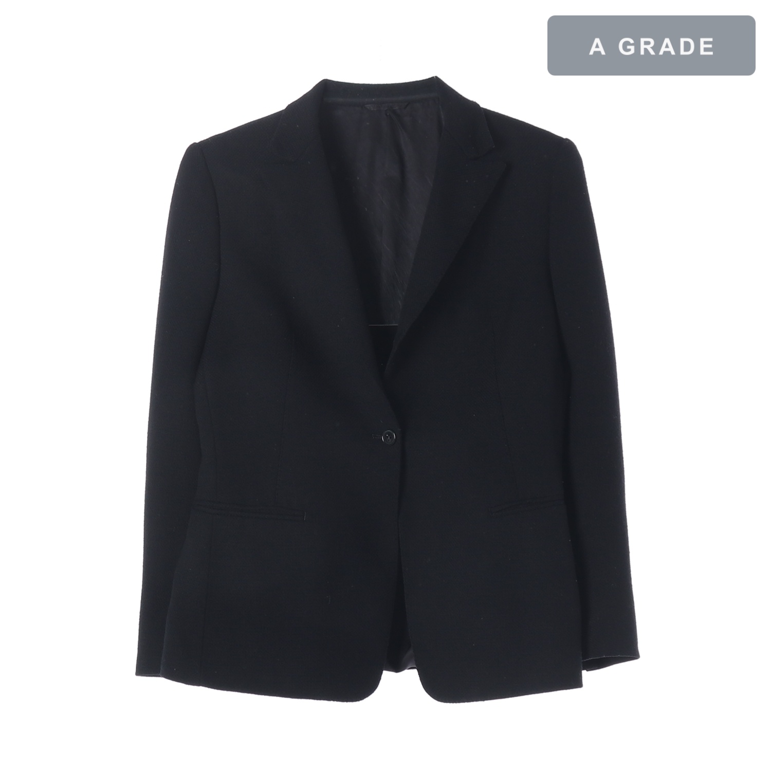UNITED ARROWS 유나이티드 애로우즈 블랙 싱글브레스티드 재킷 WOMAN-S