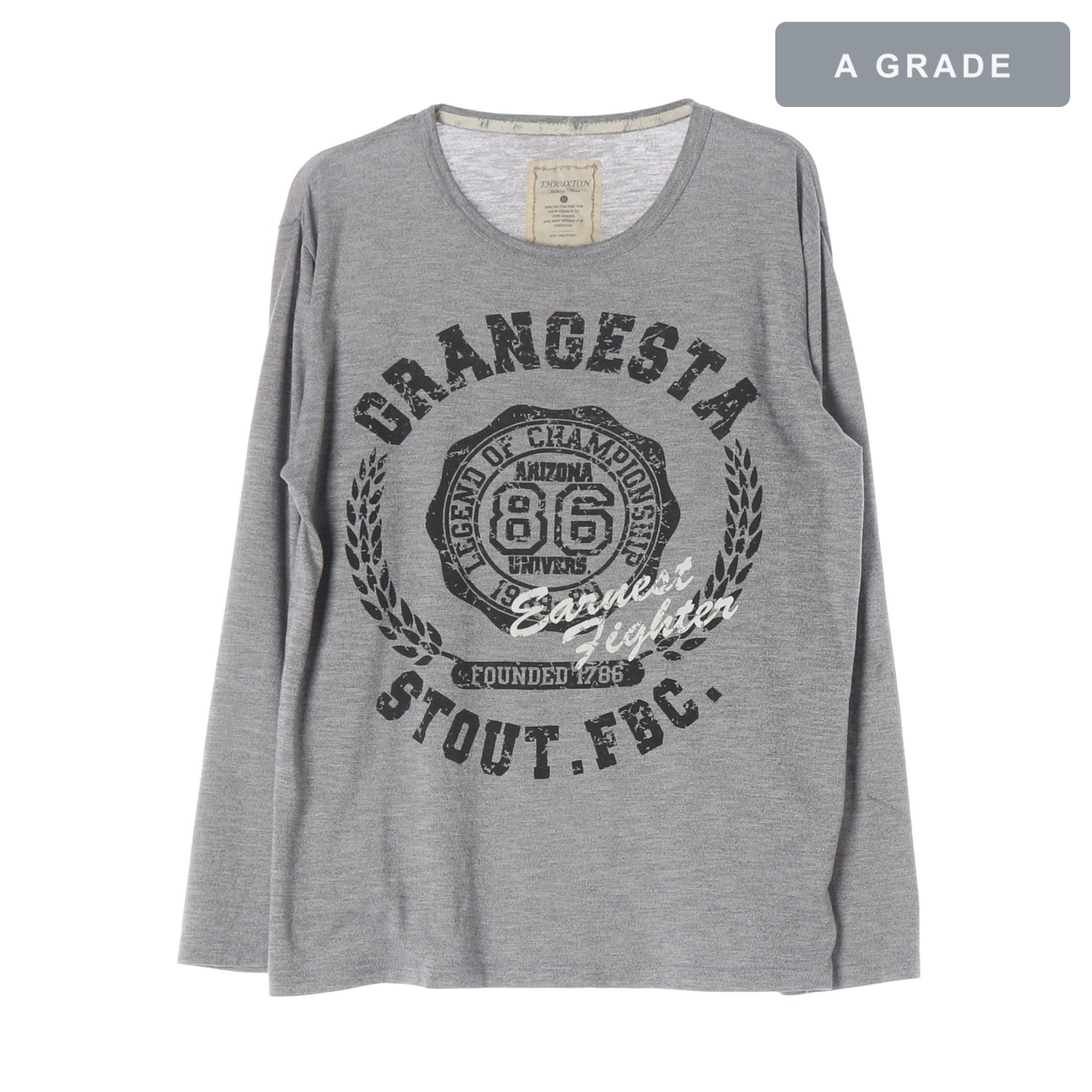 THRUXTON 스럭스턴 프린팅 긴팔 티셔츠 WOMAN-XL