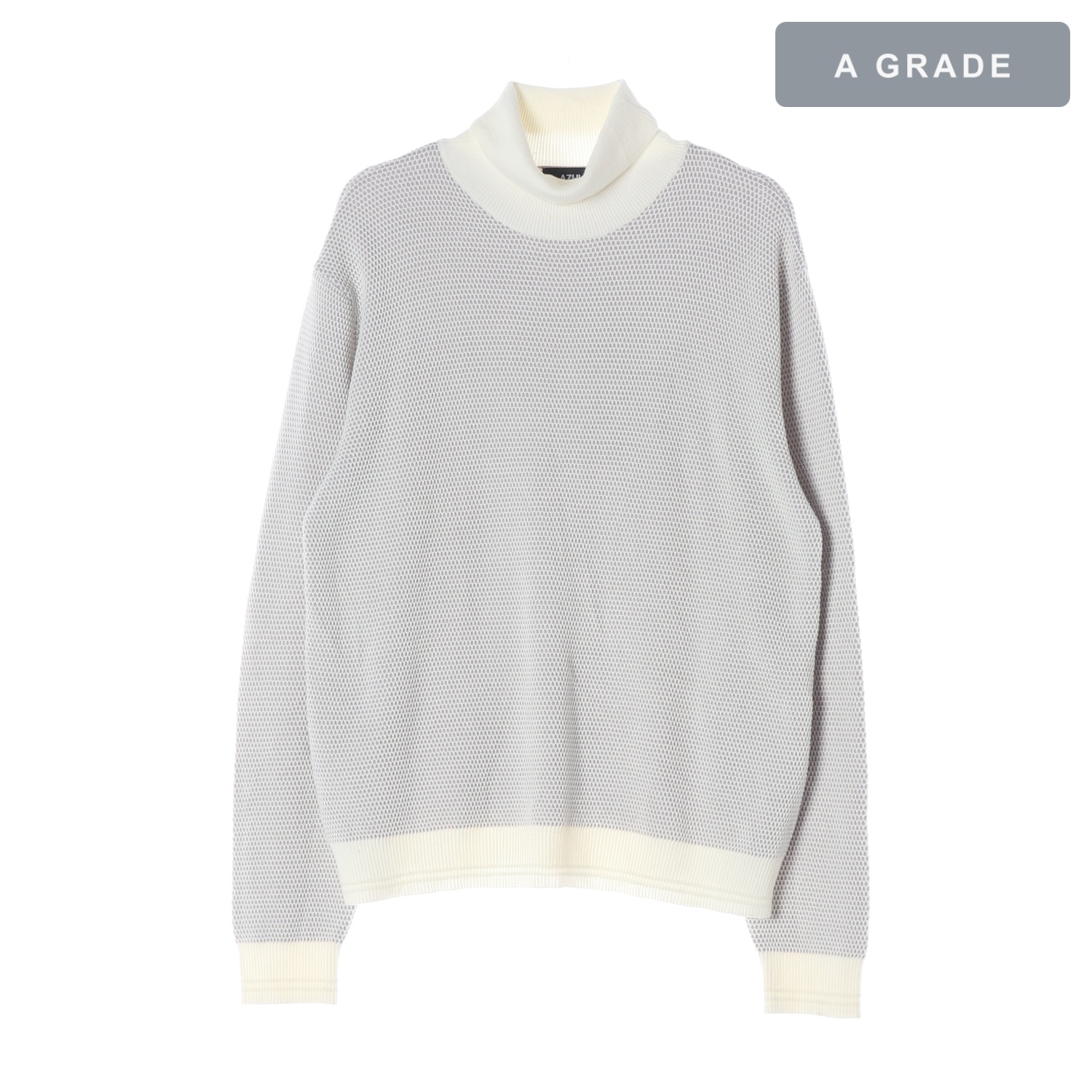 AZUL BY MOUSSY 아즈 b MOUSSY 배색 터틀넥 니트 WOMAN-L