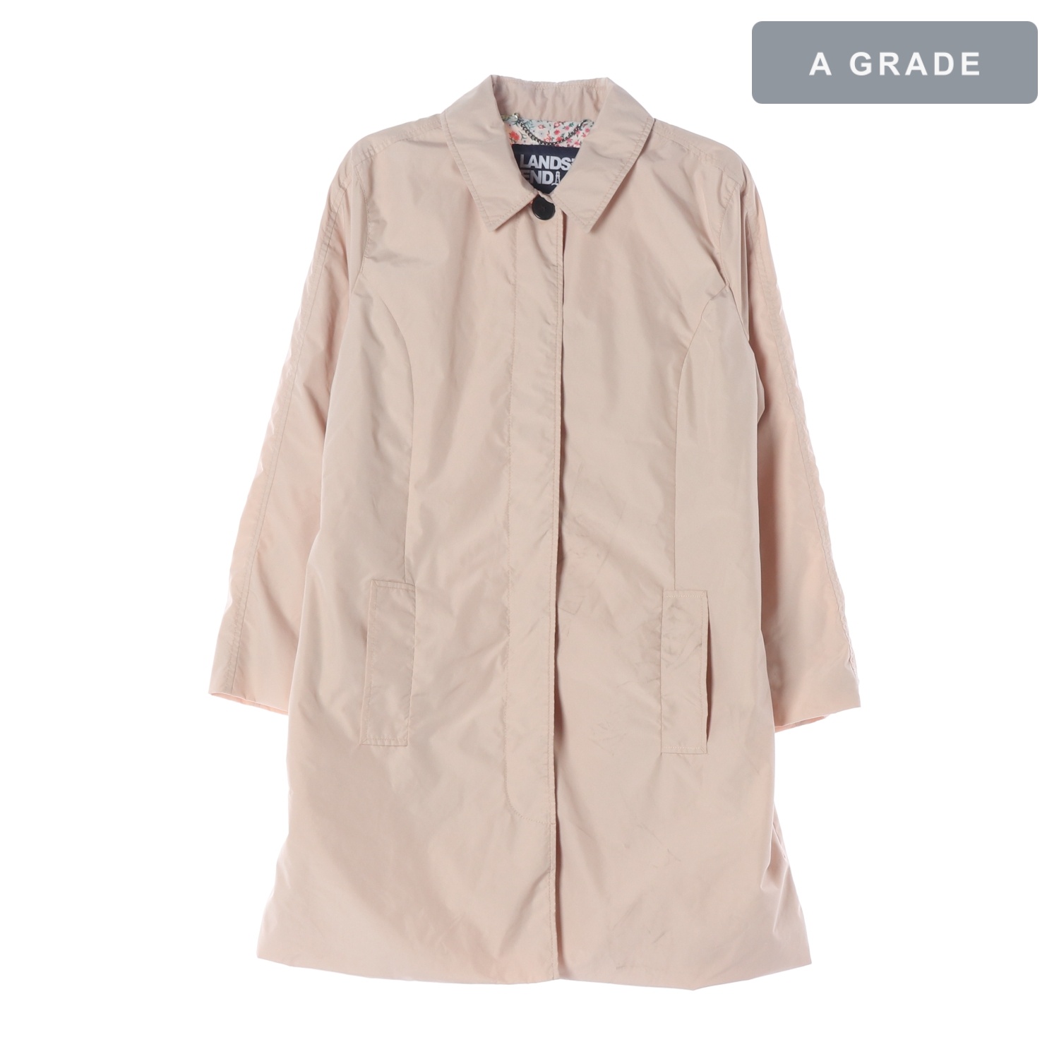 LANDS' END 랜드엔드 베이지 기본 코트 WOMAN-L