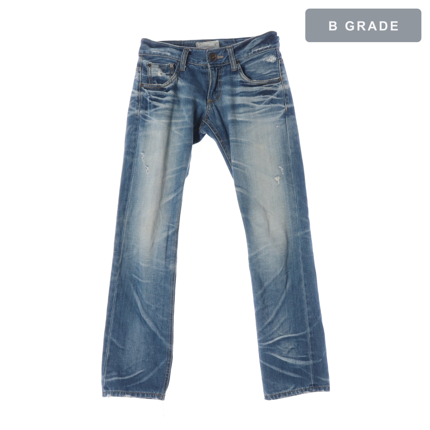 LOLITA JEANS 롤리타진 데님 워싱 데미지 청바지 WOMAN-S