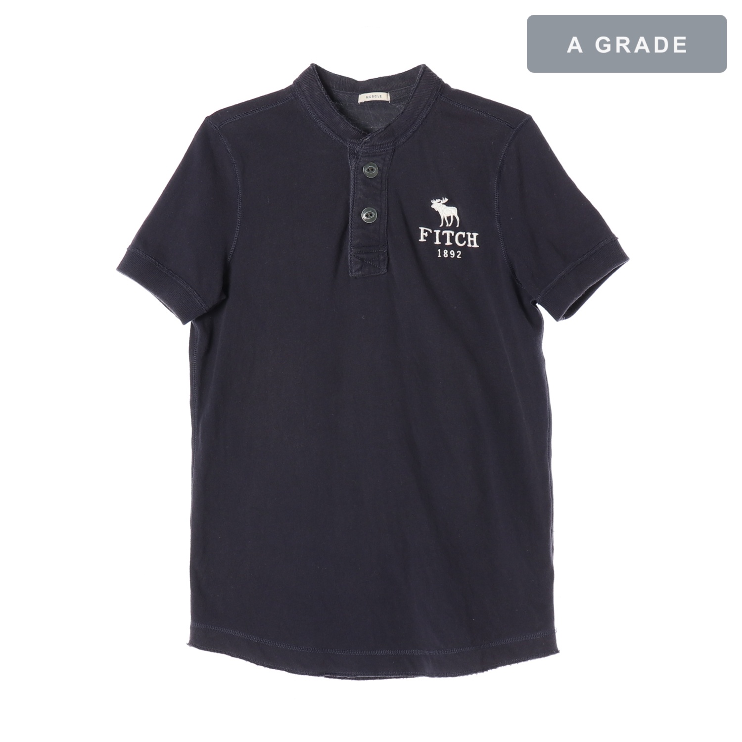 ABERCROMBIE&FITCH 아베크롬비앤피치 버튼 캐주얼 폴로 셔츠 MAN-M