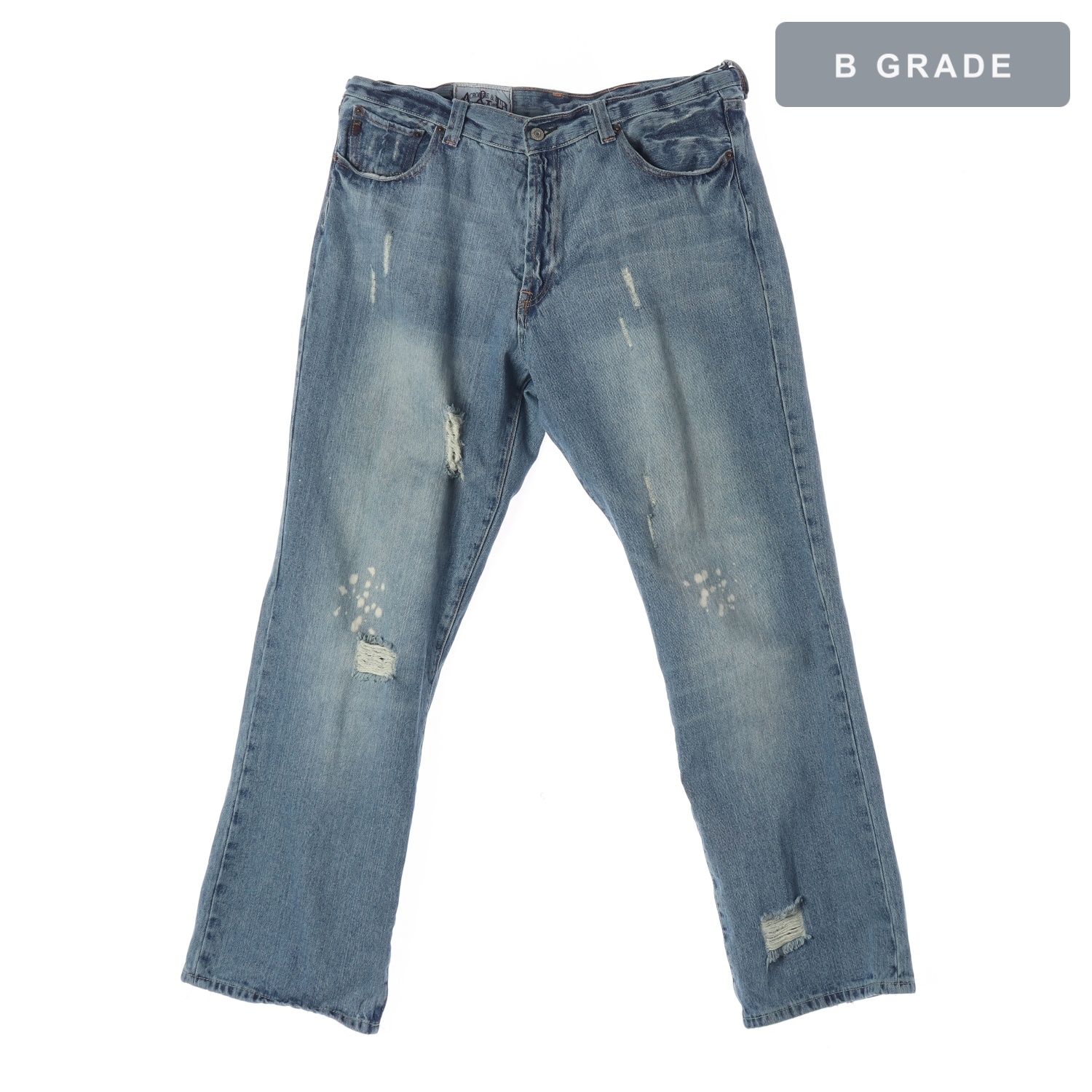 ABERCROMBIE & FITCH 아베크롬비앤피치 데미지 워싱 데님팬츠 MAN-XXL