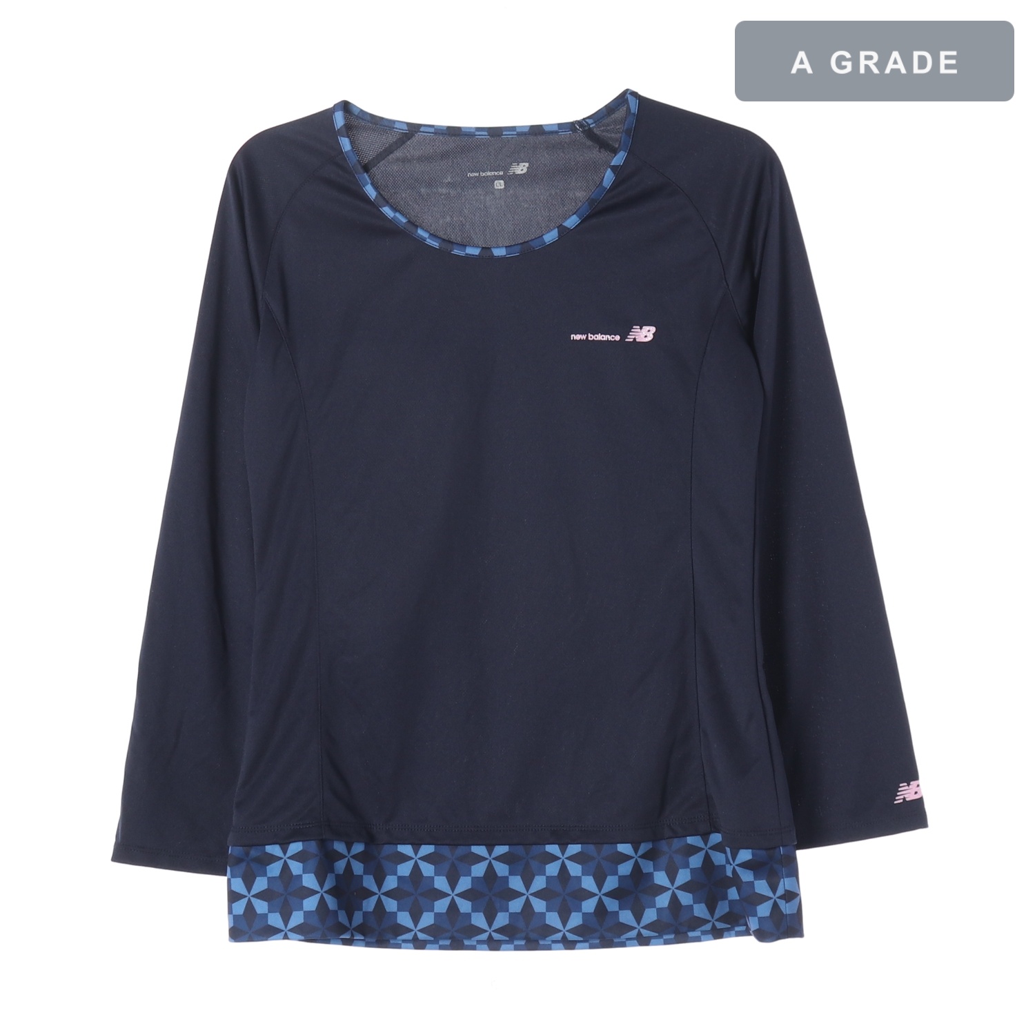 NEW BALANCE 뉴발란스 패턴 포인트 롱슬리브 티셔츠 MAN-XL