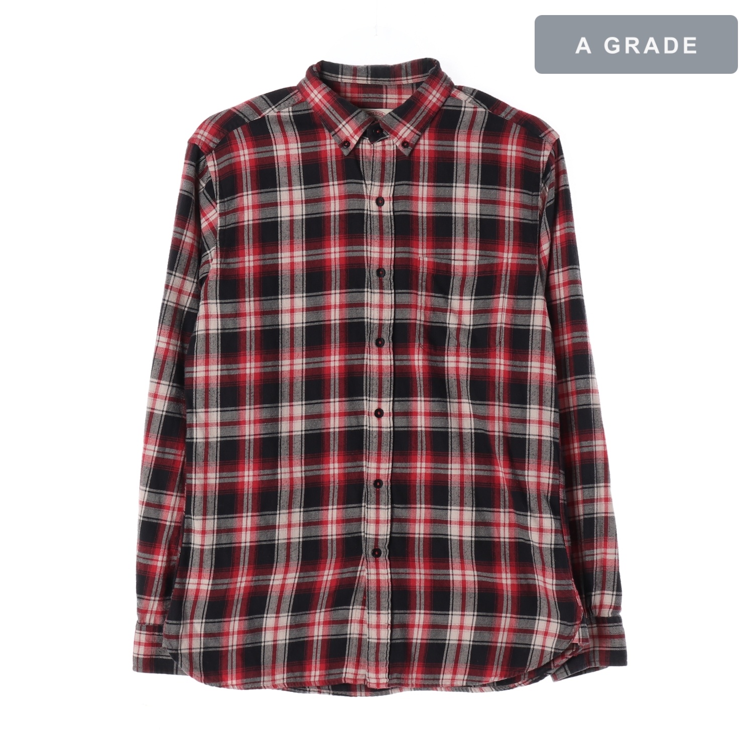 BROOKS BROTHERS 브룩스브라더 레드 타탄 체크 셔츠 MAN-M