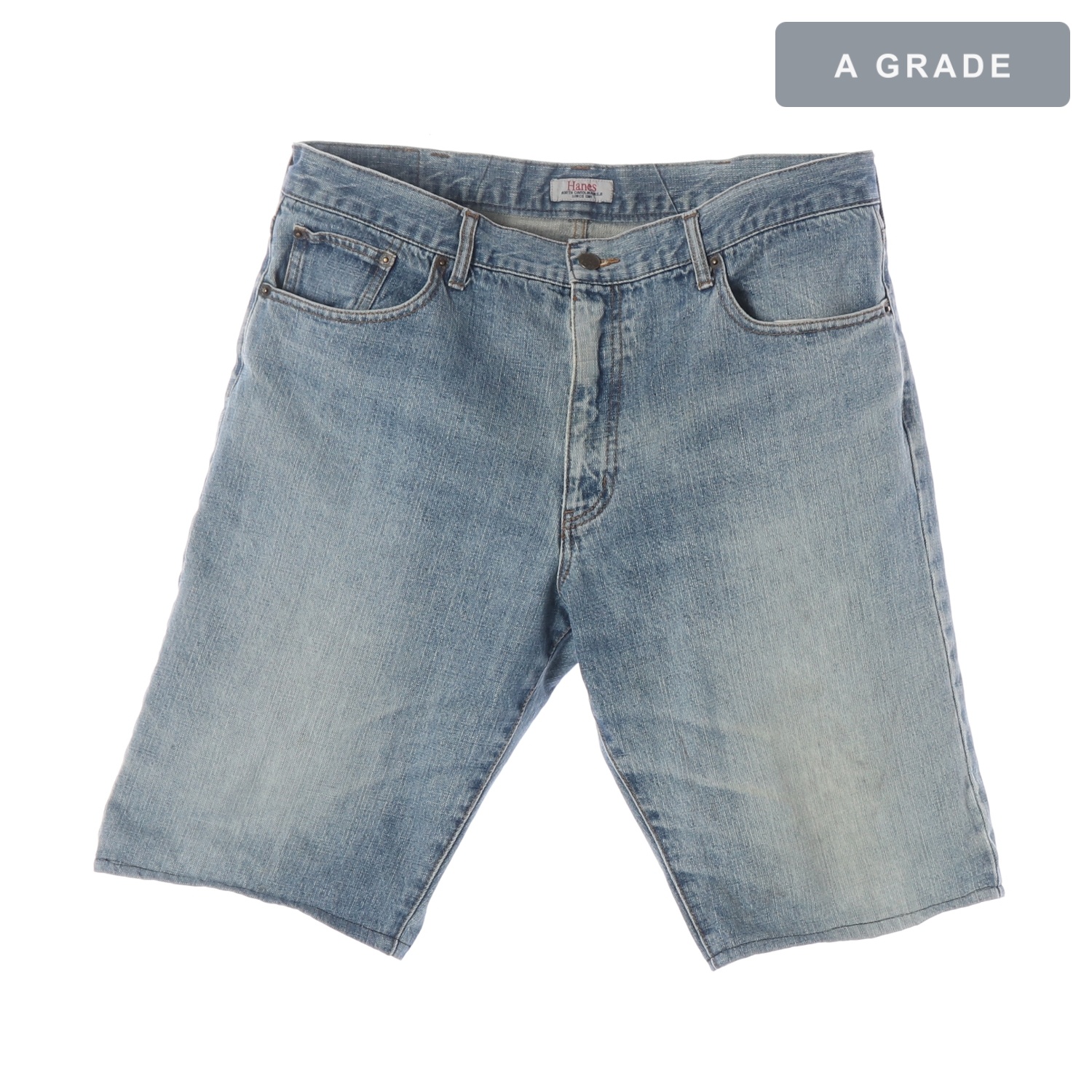 HANES 헤인즈 데님 청 1/2 반바지 MAN-L