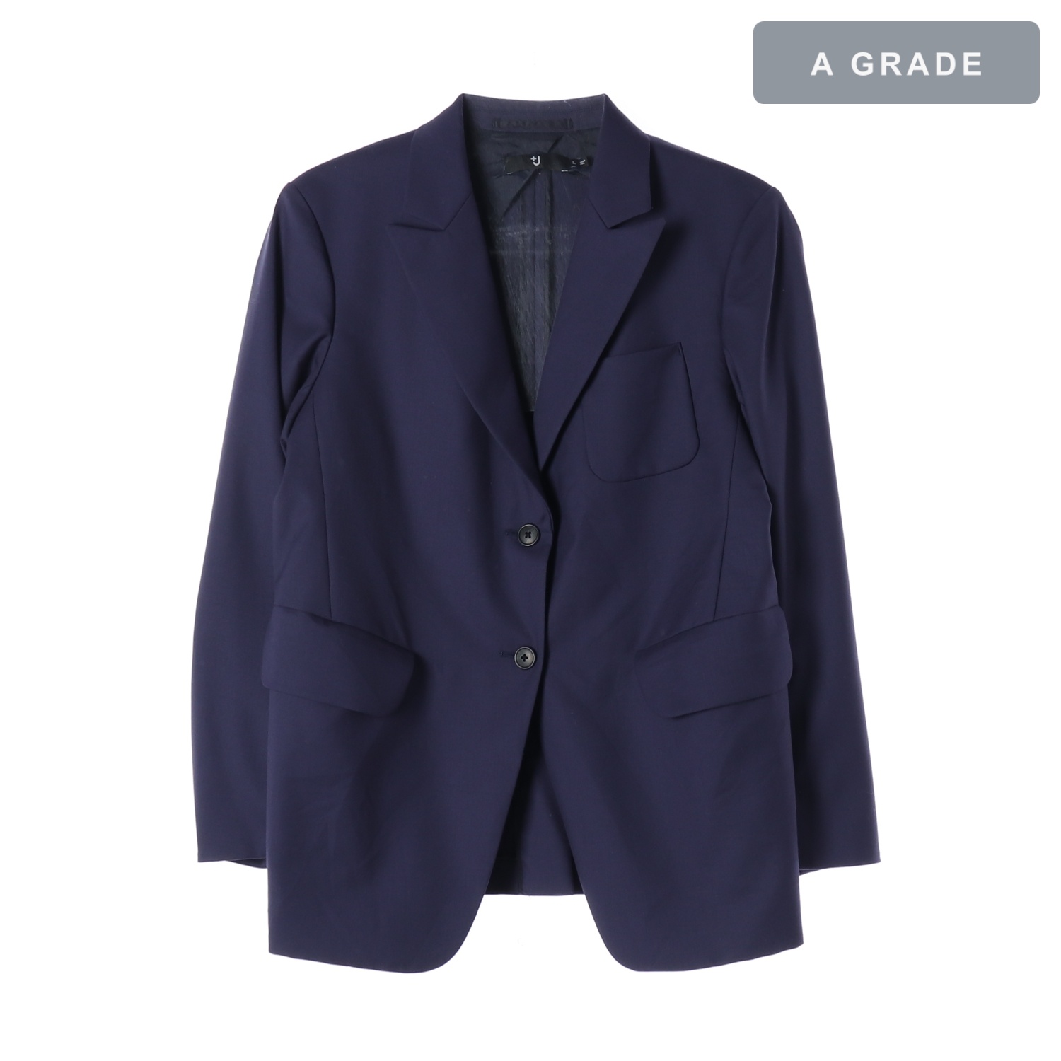 UNIQLO 유니클로 +J 네이비 테일러드 재킷 MAN-L