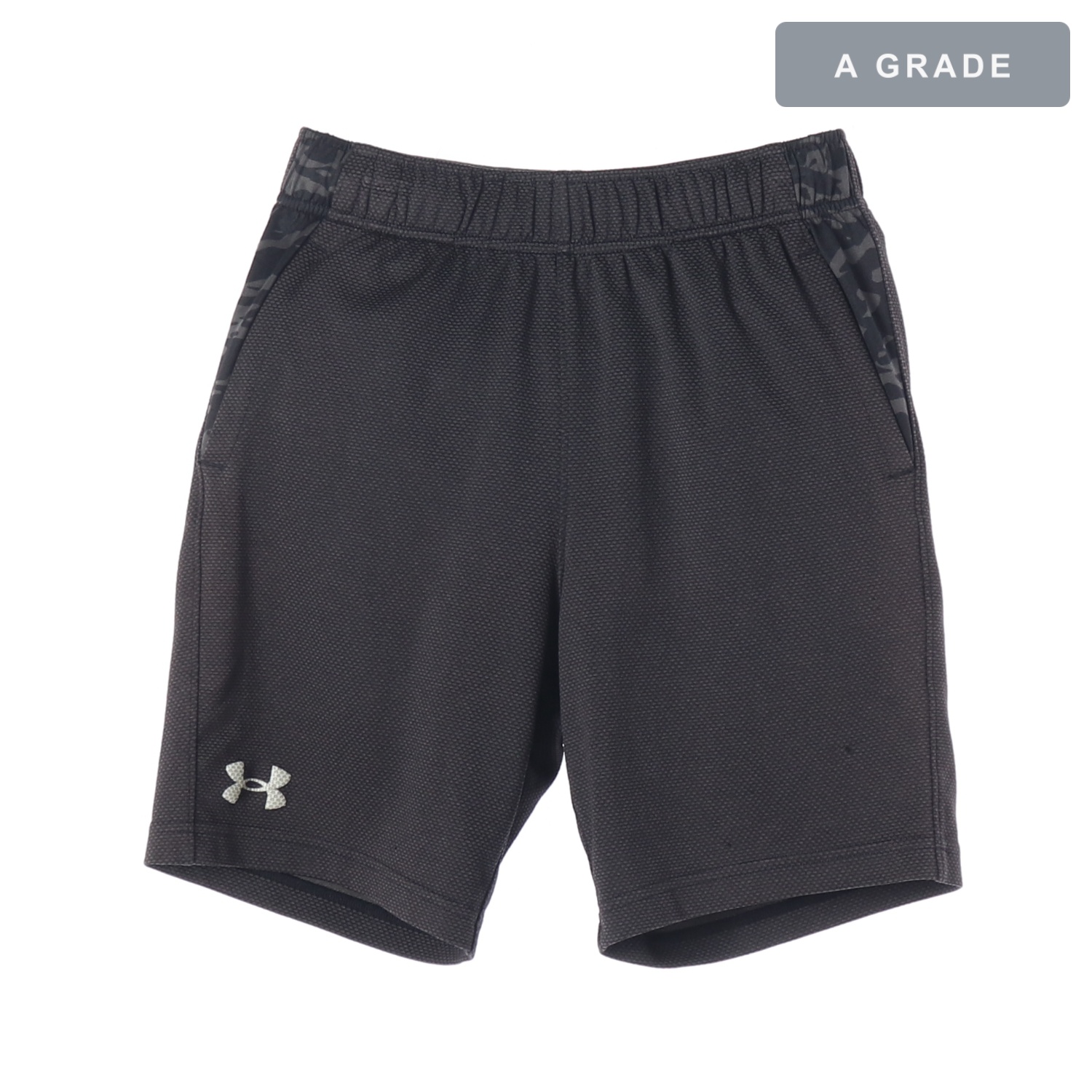 UNDER ARMOUR 언더아머 블랙 패턴 1/2 팬츠 KIDS-XL