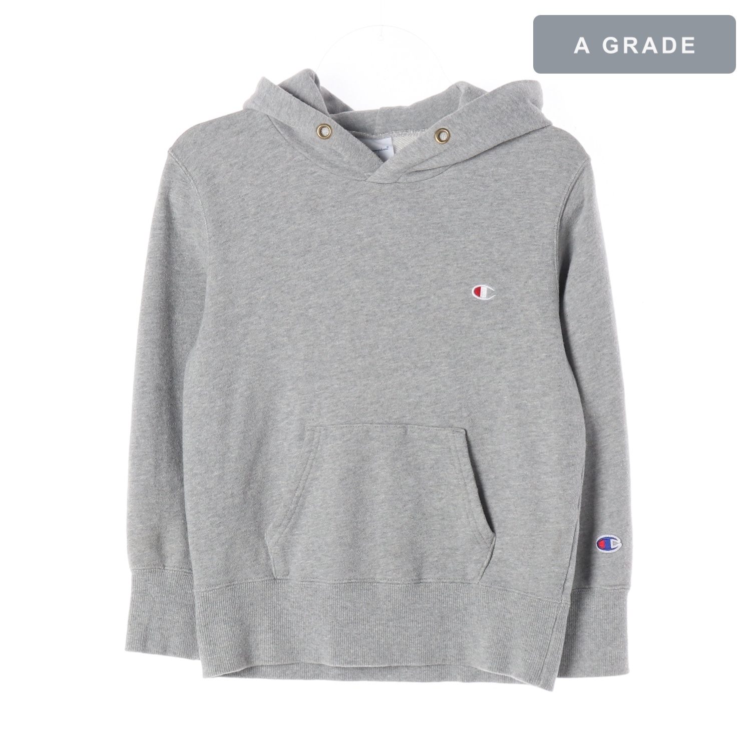CHAMPION 챔피온 그레이 후드 티셔츠 KIDS-160